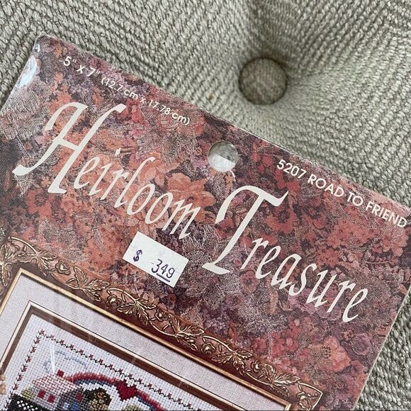 NIP Designs for the Needle Heirloom Treasure Road To Friends Cross Stitch Kit - Picture 4 of 6